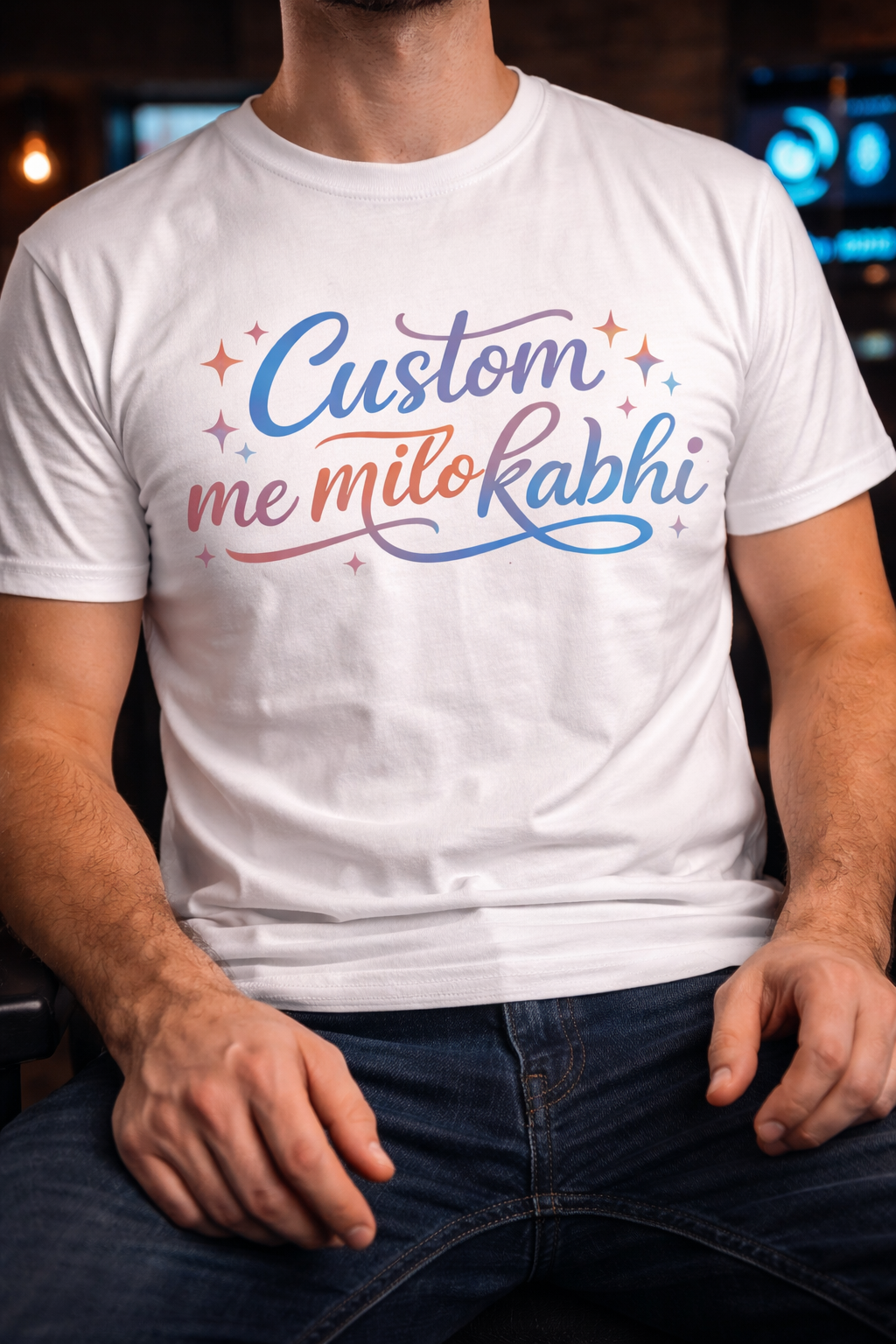 Custom Me Milo Kabhi Printed Gaming T-Shirt for Boys & Girls