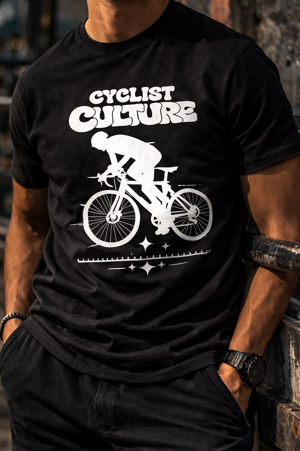 Cyclist Culture Graphic T-Shirt