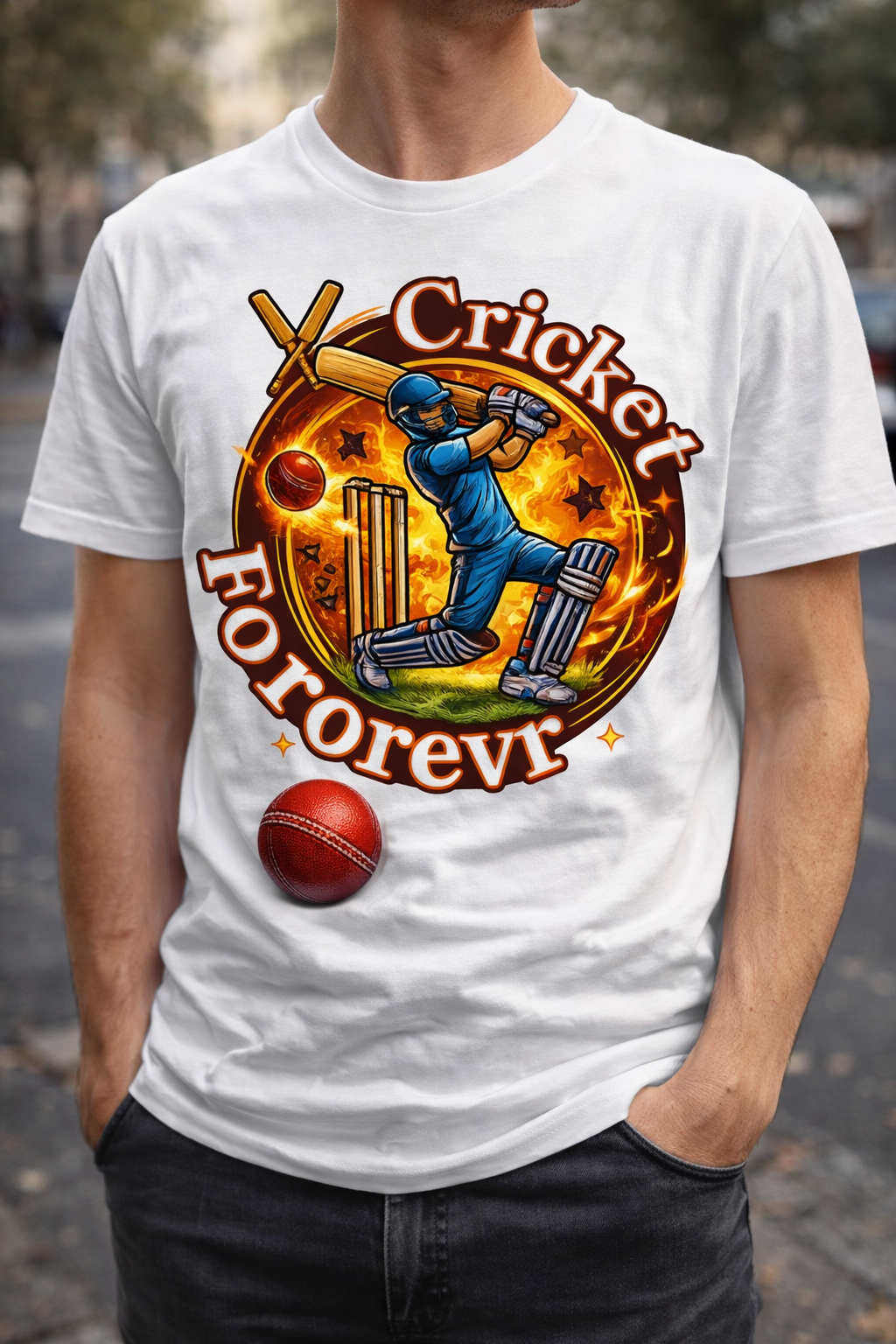 Cricket Forever Sportswear T-Shirt