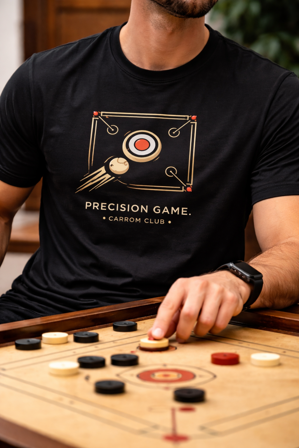 The Game Carrom Graphic T-Shirt