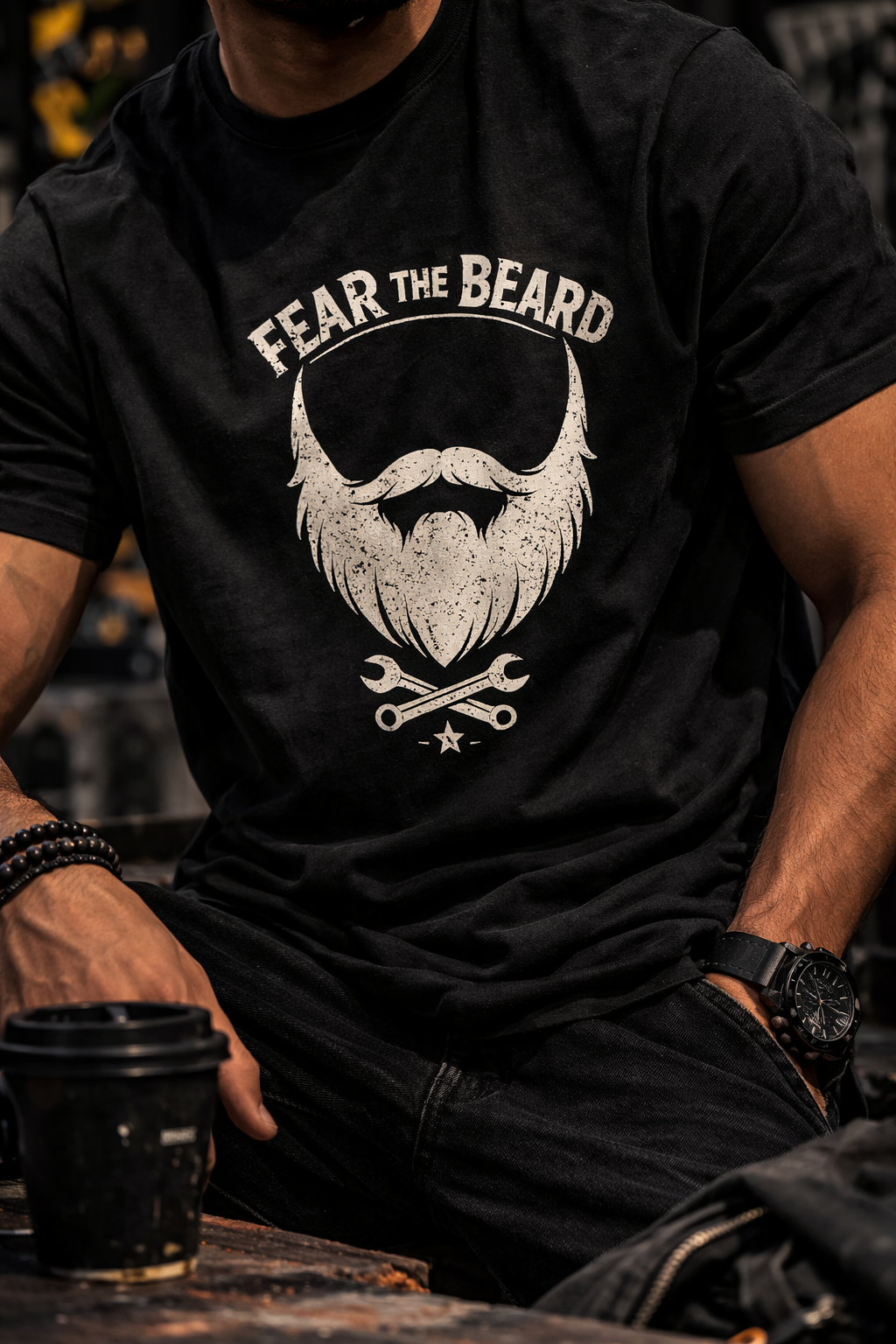 Beard Style Graphic T-Shirt