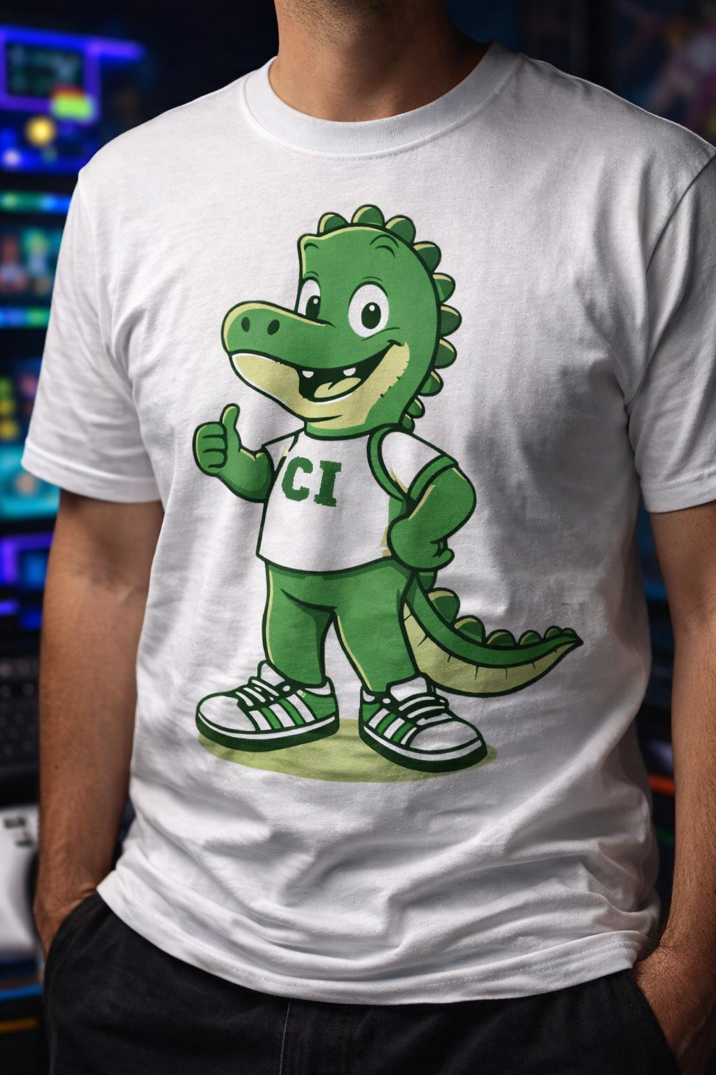Cartoon Printed T-Shirt – Fun Graphic Cartoon Design Tee