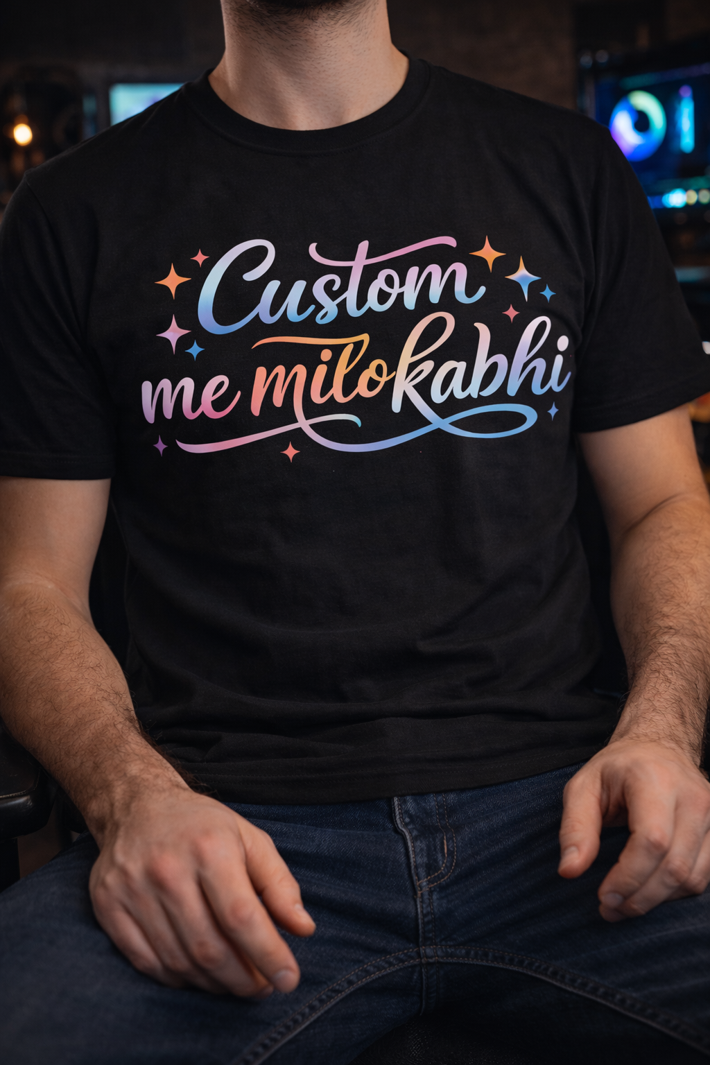 Custom Me Milo Kabhi Printed Gaming T-Shirt for Boys & Girls