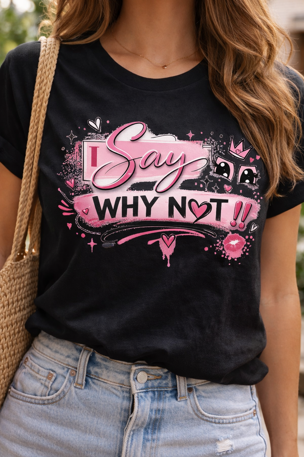 I Say Why Not Graphic T-Shirt