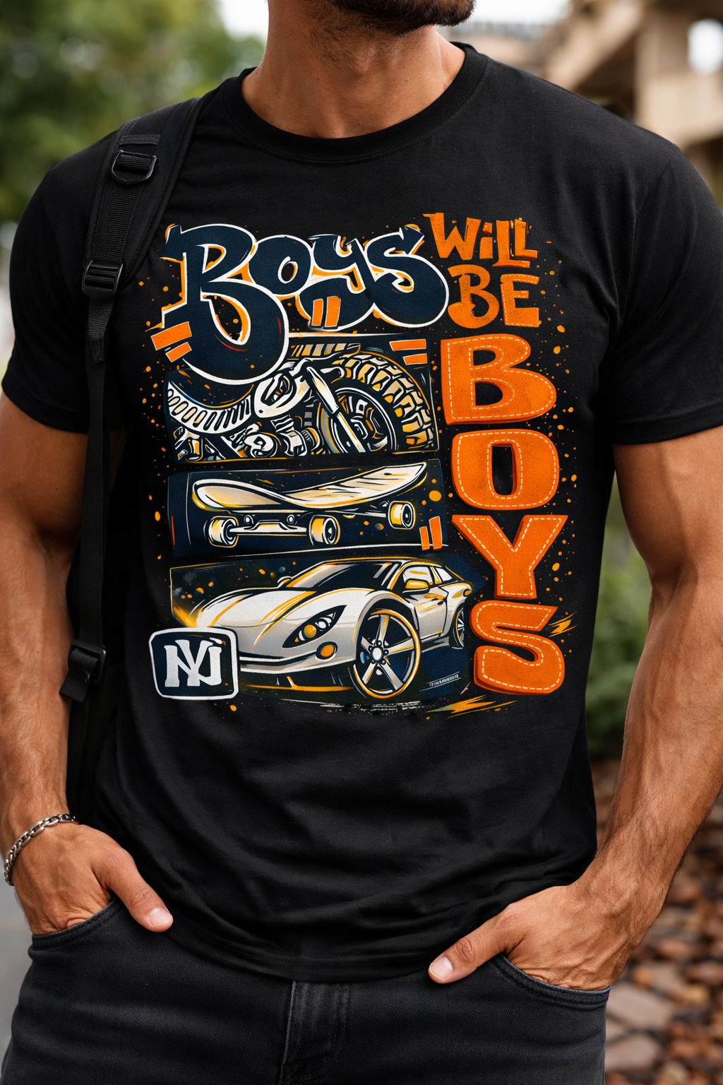 Boys Will Be Boys Printed T-Shirt – Casual Attitude Wear